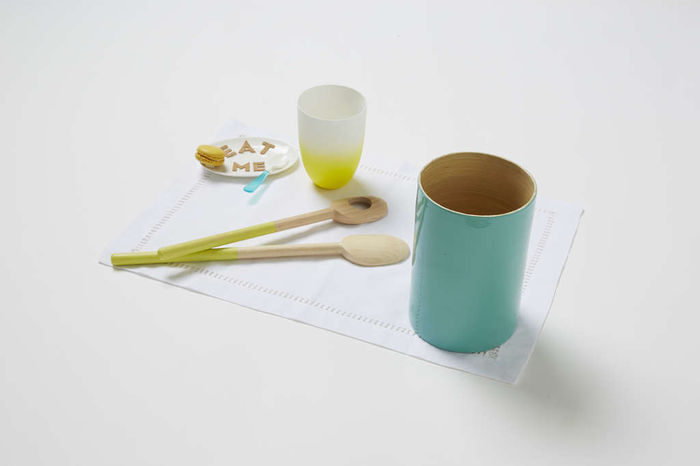 Danang - Contenitore multiuso cilindrico verde acqua 1 Compactor