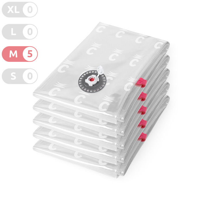 Set 5 Sacchi Salvaspazio Sottovuoto Aspispace M 1 Compactor