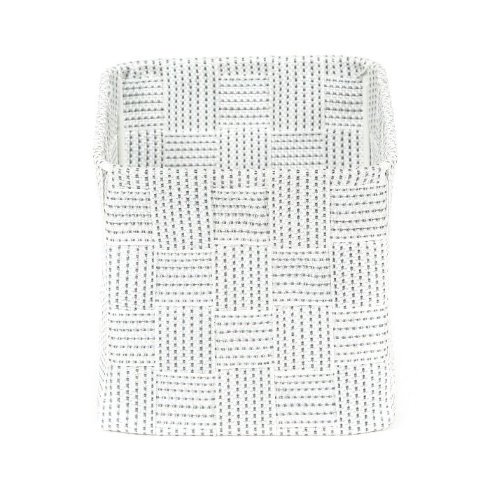 Tex cestino multiuso bianco puntinato 3 Compactor