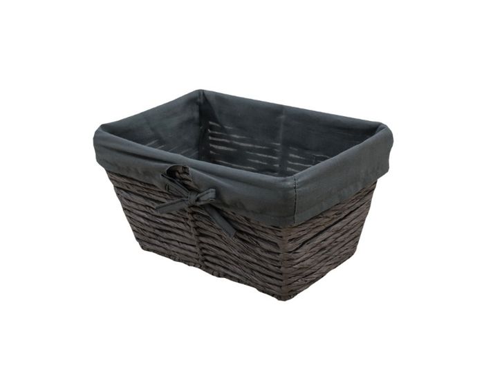 Osaka - Cesto in carta intrecciata grigio 1 Compactor