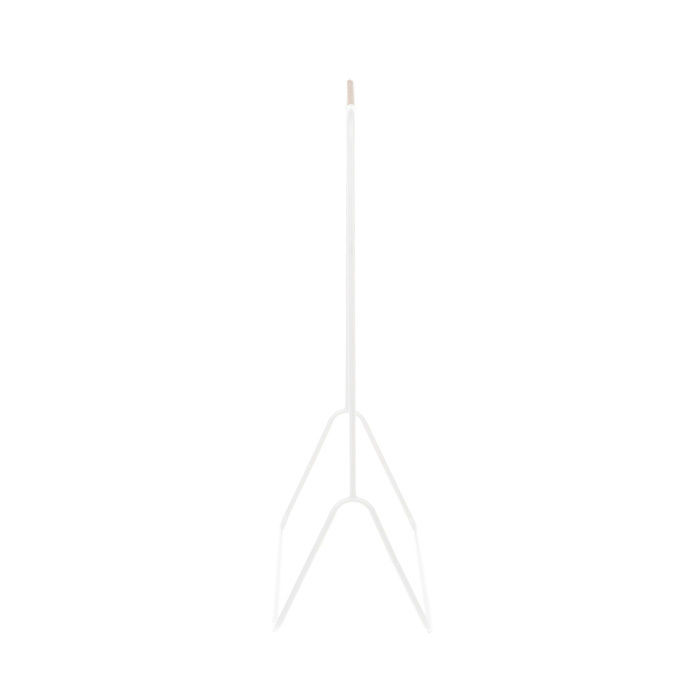 Elias – Stender in metallo laccato bianco. 3 Compactor