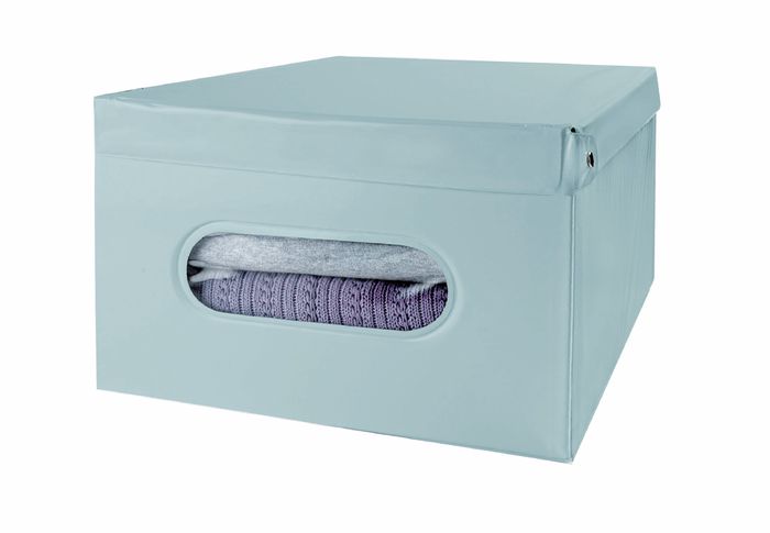 Scatola Guardaroba Automontante PVC - Verde Acqua - Compactor 1 Compactor