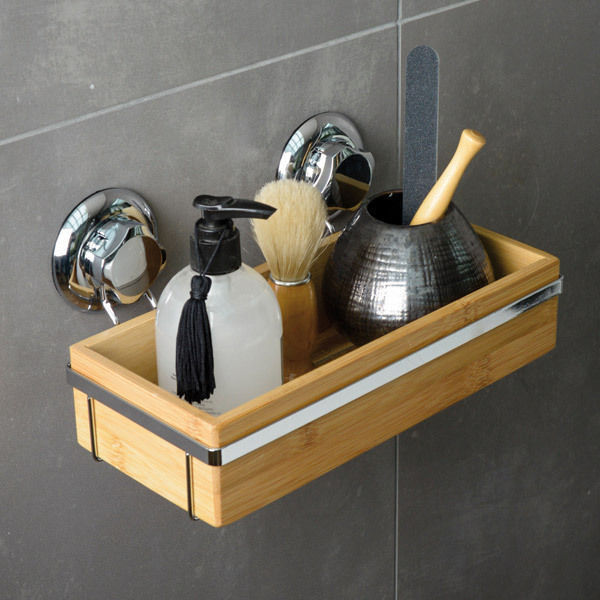 Spa - Mensola in bambù a ventosa 6 Compactor