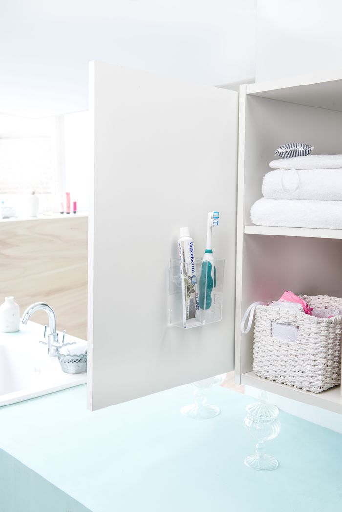 Vision - Portaoggetti da Muro Organizer con 2 scomparti 5 Compactor