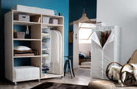 Federa lunga "Ikat" beige