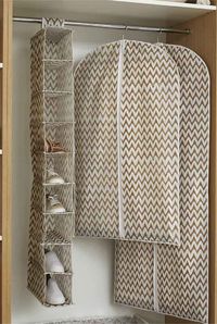 Organizer armadio portatutto 9 livelli ikat beige
