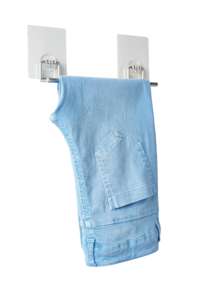 Barra adesiva da muro 28 cm in acciaio