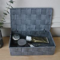 TORONTO Scatola small grigio bicolore