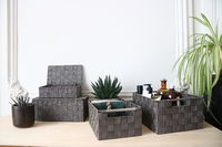 TORONTO Scatola Medium marrone bicolore