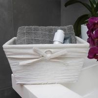 Kimo cesto in carta colore bianco