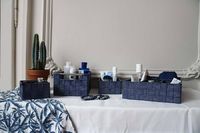 TORONTO Cesto Medium blu bicolore