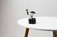 Portatrucchi Organizer Portamatite "Flower" - Nero