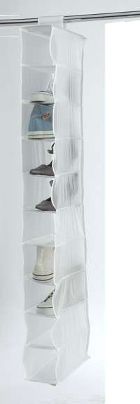 Milky - Organizer Armadio Portatutto 10 ripiani