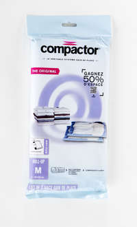 Set di 4 sacchetti da viaggio salvaspazio sottovuoto Roll-Up M