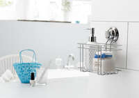 Cestello porta oggetti da muro - bagno