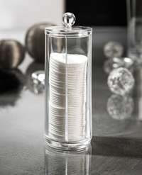 Contenitore per dischetti strucco con coperchio trasparente