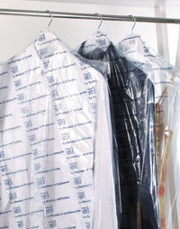 SET 8 Sacchi per Camicie con Zip - 30 X H.45 CM - Compactor