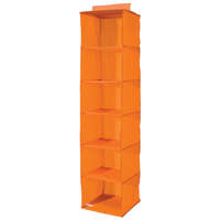 Color - Organizer Armadio Portatutto 6 Ripiani Arancio