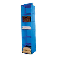 Color - Organizer Armadio Portatutto 6 Ripiani Blu