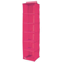 Color - Organizer Armadio Portatutto 6 ripiani fucsia
