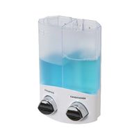 Duo - Dispenser sapone da muro bianco