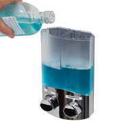 Duo - Dispenser Sapone Da Muro Cromato