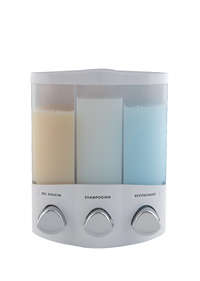 Trio - Dispenser Sapone Da Muro Bianco