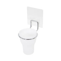 Porta spazzolini adesivo da muro