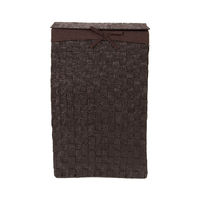 Cesto Portabiancheria rettangolare STAN Cioccolato