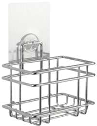 Cestello Porta Spugne Adesivo da Muro Riposizionabile