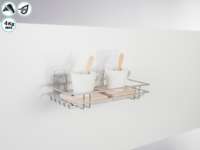 Mensola porta oggetti adesiva da muro 