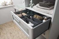 Set 6 pezzi separatore modulare per cassetti - Grigio