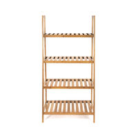 Riga - Stender con mensole in bambu'