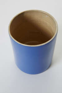 Danang - Bicchiere bambù laccato blu