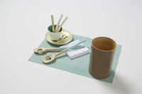 Danang - Contenitore multiuso cilindrico color talpa