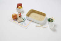 Piano in bambù laccato bianco "Danang"