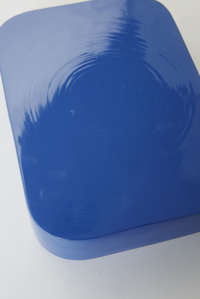 Danang - Vassoio bambù laccato blu