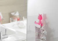 Set 3 Funny hooks gatto rosa