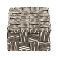 TORONTO Scatola small marrone bicolore