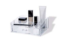 Portatrucchi Organizzatore trasparente con cassetto