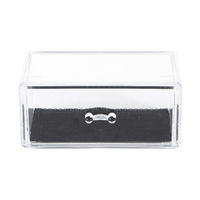 Organizzatore trasparente per trucchi con cassetto