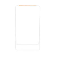 Elias – Stender in metallo laccato bianco.