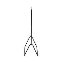 Elias - Stender in metallo laccato nero