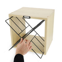 COPENAGHEN - Portabottiglie cubico impilabile