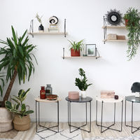 AGNETA - Tavolino tondo in marmo bianco