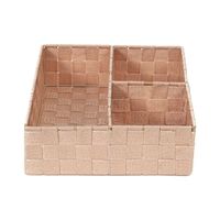 Organizzatore STAN Rosa Blush 3 scomparti