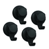 Set di 4 ganci grandi "Bestlock Black"